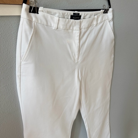 Talbots Freeport Curvy White Straight-Leg Trousers - Picture 4 of 14